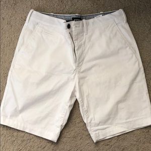 White Chino Express shorts